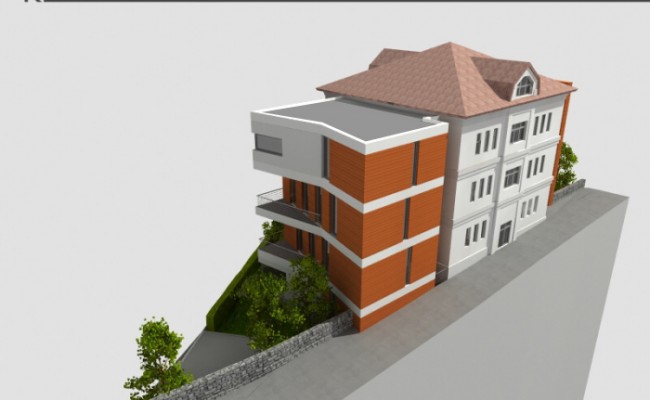 návrh bytového domu